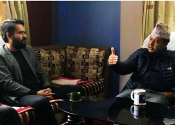 नेता बस्नेत र महानगर प्रमुख बालेनबीच भेटवार्ता