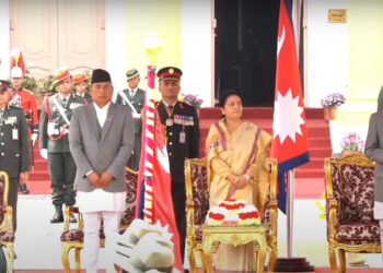 नवनिर्वाचित राष्ट्रपति रामचन्द्र पौडेलले लिए शपथ