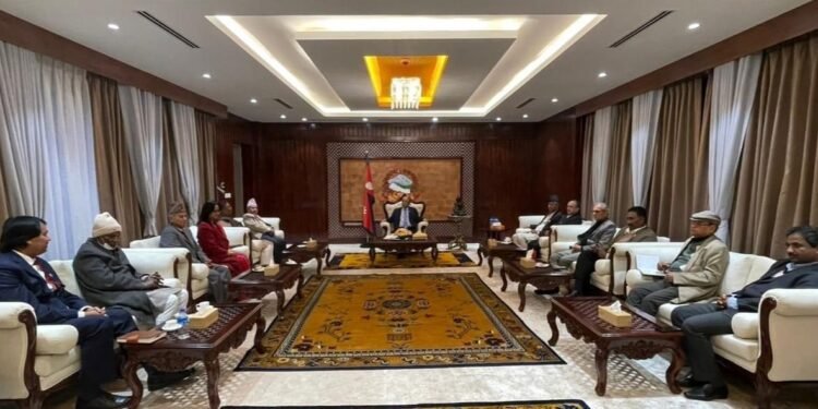 सत्तारुढ गठबन्धनको बैठक : विधेयक र विश्वासको मतबारे छलफल