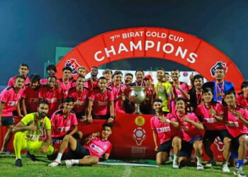 भारतीय क्लबलाई हराउँदै विराट गोल्डकपको उपाधि विराटनगर सिटीले जित्यो