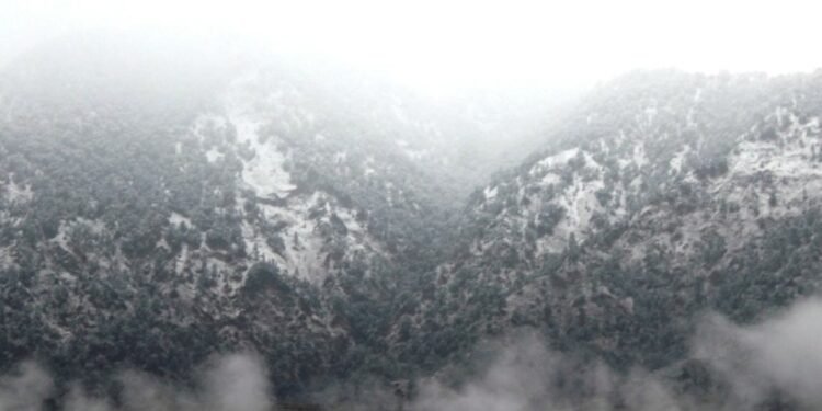 ढोरपाटनमा वर्षकै पहिलो पटक हिमपात