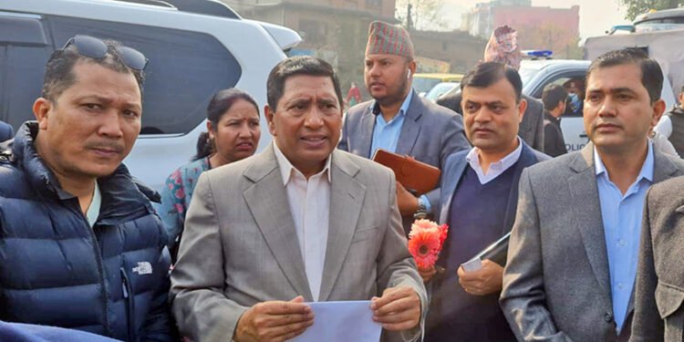 मन्त्री श्रेष्ठद्धारा कमलविनायक-नगरकोट सडक अनुगमन