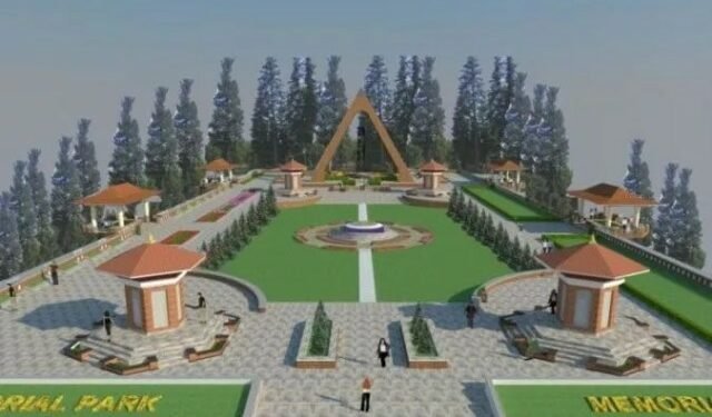 १० वर्षपछि सहिद स्मारकको रोकिएको काम सुरु