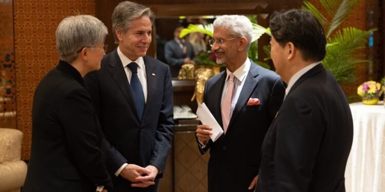 अमेरिकी विदेशमन्त्री ब्लिन्केन क्वाड विदेश मन्त्रीहरूको बैठकमा सहभागी