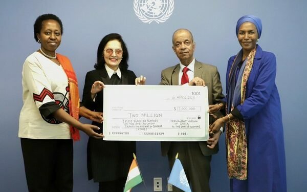 भारतद्वारा सोमालियामा रहेको अफ्रिकन युनियन ट्रान्जिसन मिशनलाई २० लाख अमेरिकी डलर सहयोग