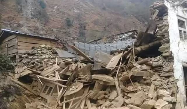 बाजुरामा गएराति तीन भूकम्प, २३ घरमा क्षति