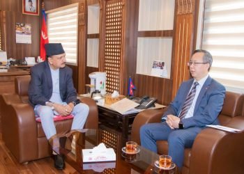 अर्थमन्त्री महत र चिनियाँ राजदूतबीच भेटवार्ता