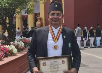 नबिल बैंकका सिइओ ढुङ्गाना ‘प्रबल जनसेवा श्री’ पदकबाट सम्मानित
