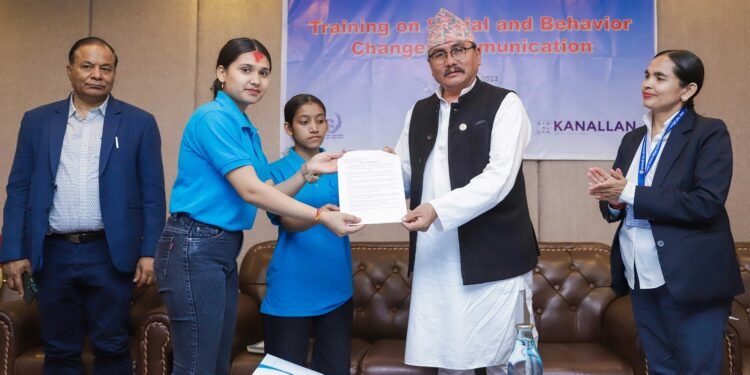 किशोरी समुहले गरायो कानूनमन्त्रीको ध्यानाकर्षण