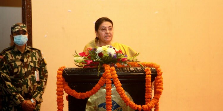 सुशासन र सहज सेवा प्रवाहमा जोड दिन पूर्वराष्ट्रपति भण्डारीको आग्रह