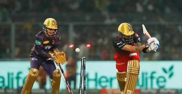 कोलकोतासँग बैंगलोरको लज्जास्पद हार