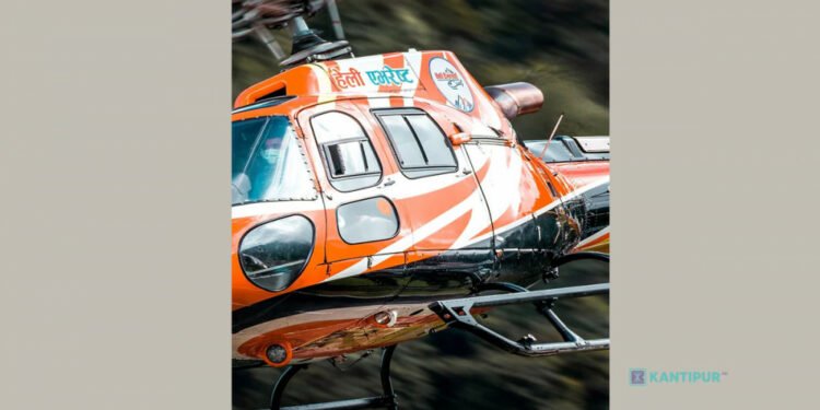 धौलागिरि बेसक्याम्पबाट पोखरा फर्कंदै गरेको हेलिकोप्टर दुर्घटना, पाइलट सकुशल