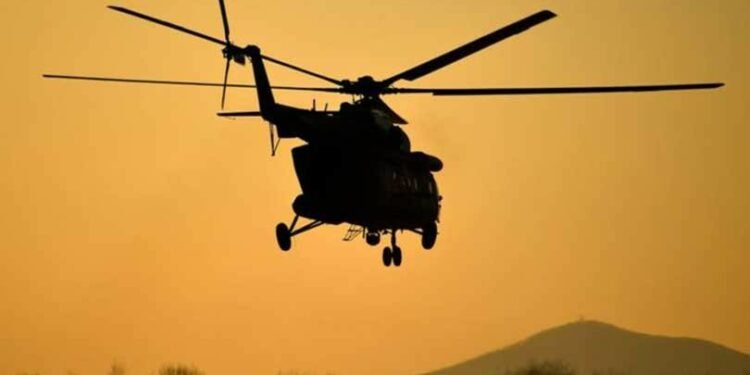 उपल्लो डोल्पामा बिरामी उद्धार गर्न जाने हेलिकोप्टरमा कर्मचारीको रजाई