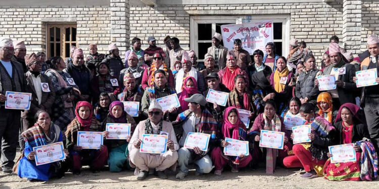 जुम्लामा अन्तरजातीय विवाह गर्ने ६० जोडी सम्मानित