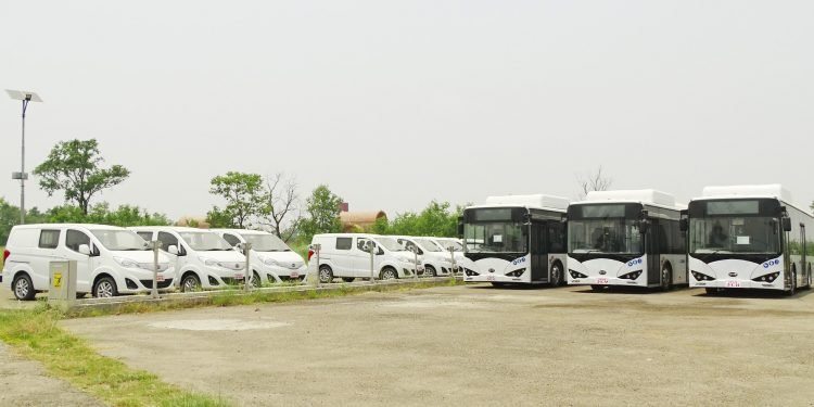 अब लुम्बिनीमा विद्युतीय बसमा सरर‘