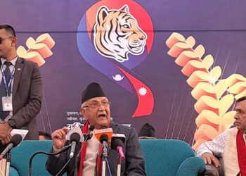 नेकपा एमाले अध्यक्ष ओली भन्छन् – युवा सङ्घमा गुटबन्दी हुँदैन