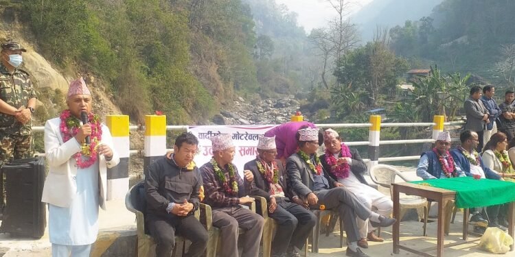 पुल बनेपछि मकैखोला र गोर्जेवासीले पाए सुविधा