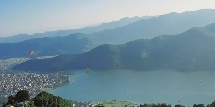 पोखराको महेन्द्रपुलमा अन्तर्राष्ट्रिय झण्डा पार्क निर्माण सुरु