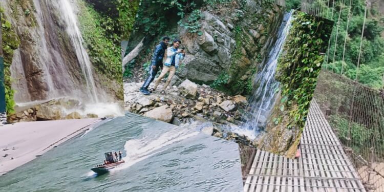 गर्मीसँगै बढेसँगै कोलुङ झरना पुग्ने बढे