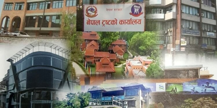 नेपाल ट्रस्टको जग्गामा रजाइँ