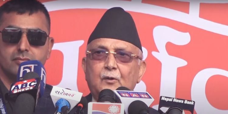 ओलीको जिकिर- एमालेले सरकार छाडेपछि मुलुकको अर्थतन्त्र तहसनहस