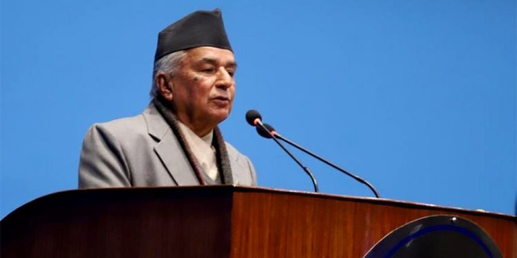 राष्ट्रपतिले आज दुवै सदनको संयुक्त बैठकलाई सम्बोधन गर्दै