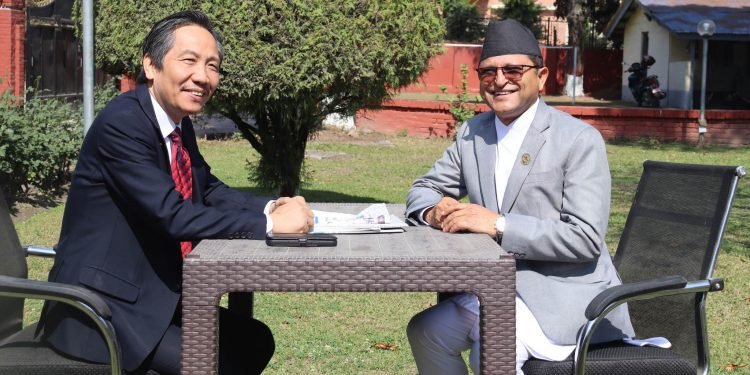 राष्ट्रियसभा अध्यक्ष तिमिल्सिना र भियतनामका पूर्वगृहमन्त्रीबीच भेटवार्ता