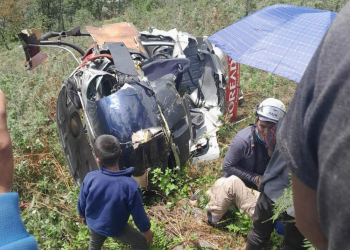 हेलिकोप्टर दुर्घटना अपडेट : एक जनाको मृत्यु