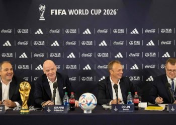 सन् २०२६ मा हुने विश्वकप फुटबलको लोगो सार्वजनिक