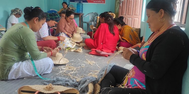 मकैको खोस्टाबाट टोपी र झोला