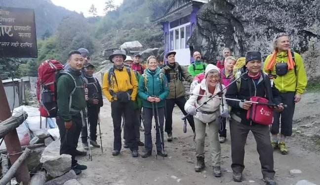 मनाङमा चार महिनामा आठ हजार पर्यटक