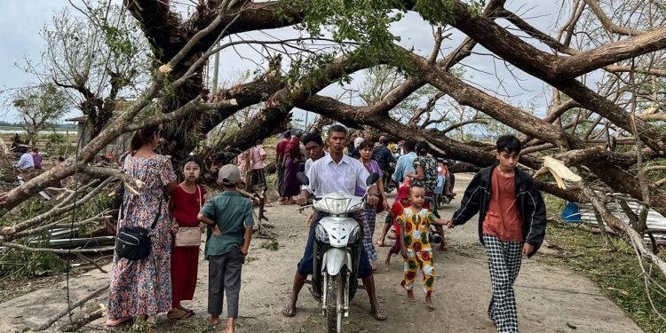 म्यान्मामा मोचा चक्रवातबाट मृत्यु हुनेको सङ्ख्या १४५ पुग्यो