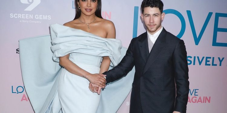 निकसँग स्क्रिन सेयर गर्दै प्रियंका