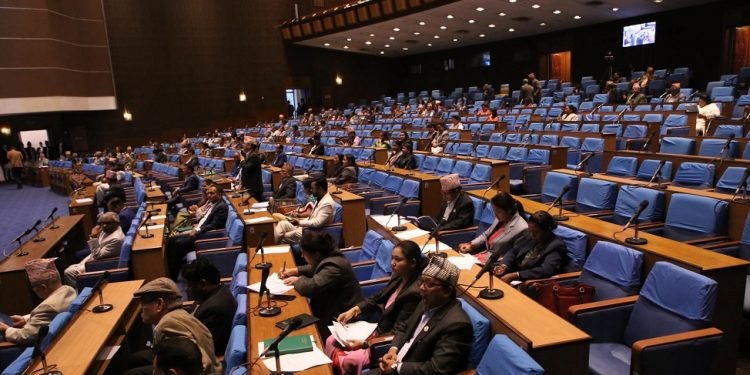 संसद बैठकमाआउनै छाडे सांसद, खालीखाली देखिन्छ हल