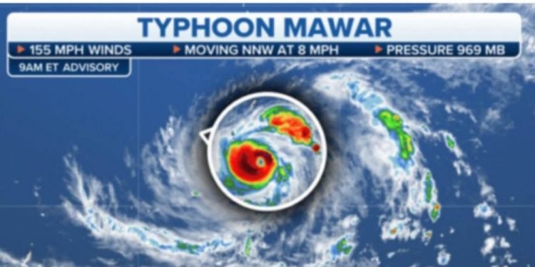 सुपर टाइफुन मावारबाट त्रस्त अमेरिका