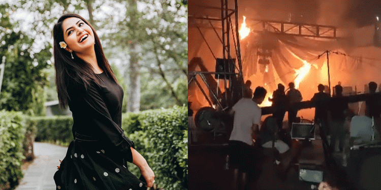 आइटम गीतमा वर्षा सिवाकोटी नाच्दा-नाच्दै आगलागी