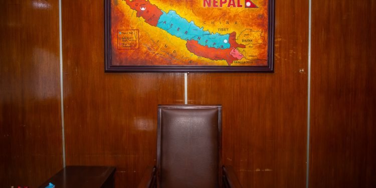 बालेन भारतमै रहँदा मेयरको कार्यकक्षमा राखियो ग्रेटर नेपालको नक्सा