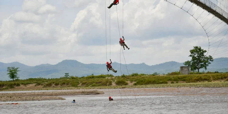 राप्ती नदीमा विपद् हातेमालो अभ्यास