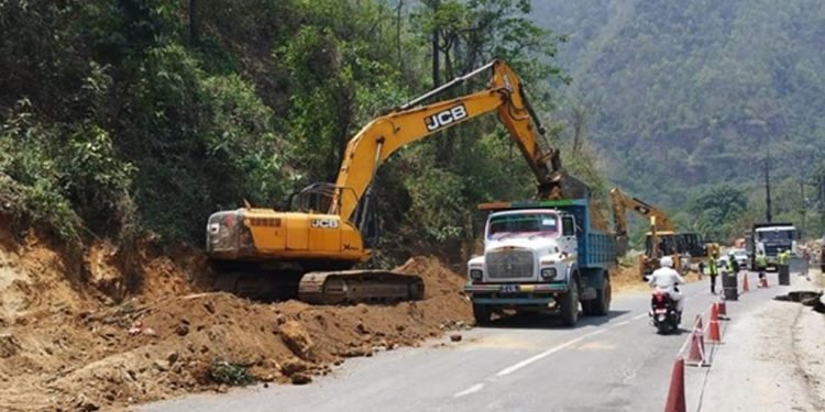 मुग्लिन– मलेखु सडक खण्ड स्तरोन्नति
