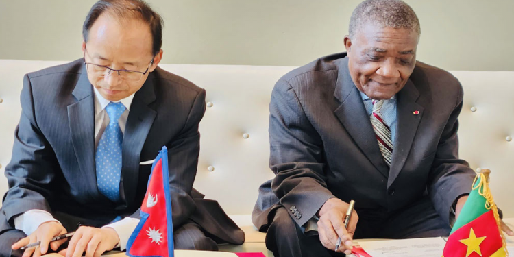 नेपाल र क्यामरुनबीच कूटनीतिक सम्बन्ध स्थापना