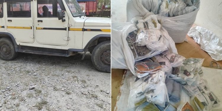 मेचिनगरबाट अवैध सामान र गाडी प्रहरी नियन्त्रणमा