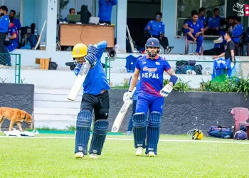 अभ्यास खेलमा नेपालको लगातार तेस्रो हार