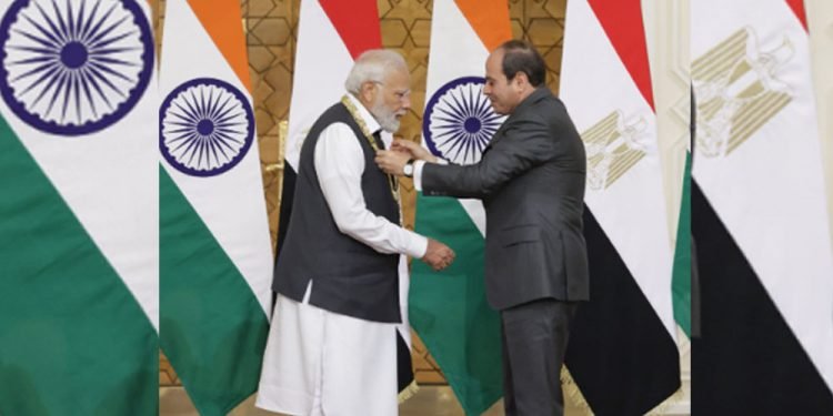 मोदी इजिप्टको सर्वोच्च सम्मान ‘अर्डर अफ द नाइल’ले सम्मानित