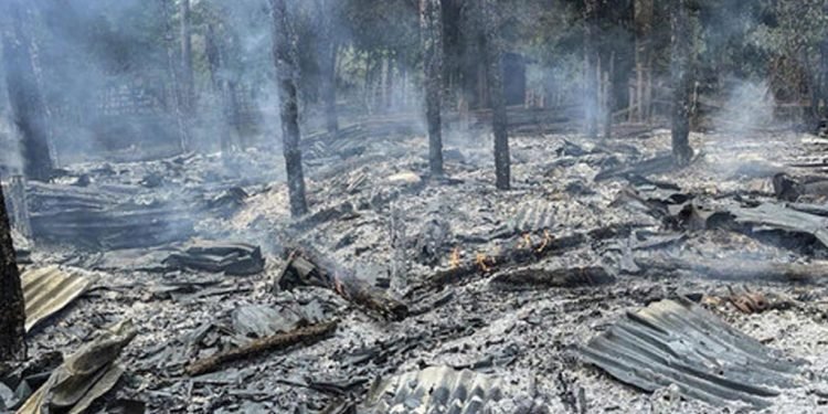 म्यानमारमा भएको हवाई आक्रमणमा १० जना सर्वसाधारणको मृत्यु