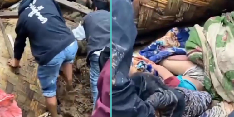 पाँचथर पहिरोले पुरिएकी बालिकाको जिवितै उद्धार