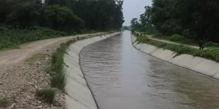 १२ वर्षपछि मूल नहरबाटै पानी सञ्चालन