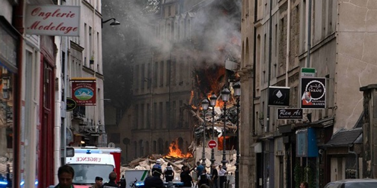 पेरिसमा शक्तिशाली विष्फोटः दुई जना बेपत्ता, ३७ जना घाइते