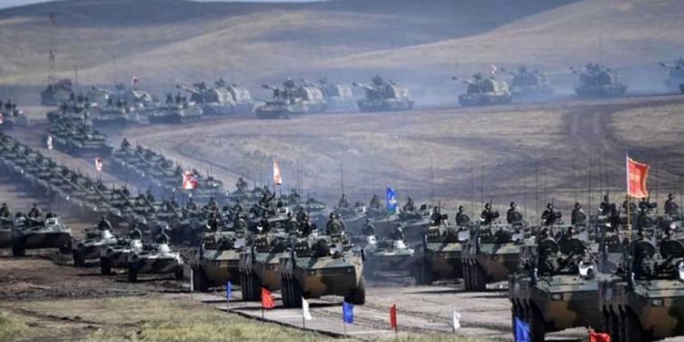 चिनियाँ र रुसी सेनाको संयुक्त हवाई रणनीतिक गस्ती