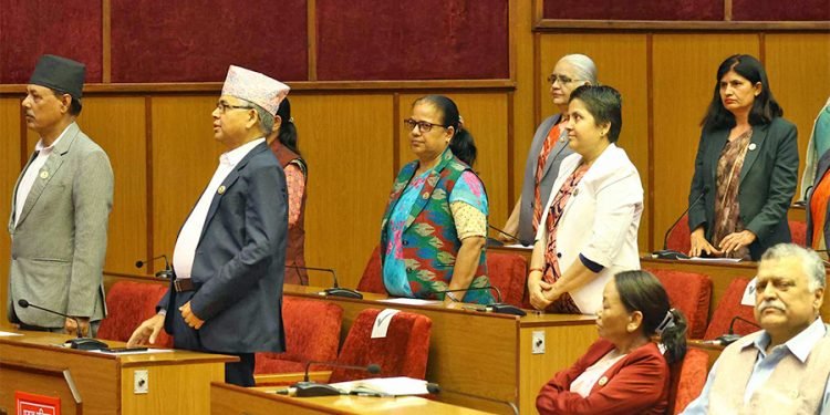 प्रधानमन्त्री प्रचण्डको राजीनामाको माग गर्दै एमालेद्धारा आज पनि राष्ट्रिय सभा बैठक अबरुद्ध