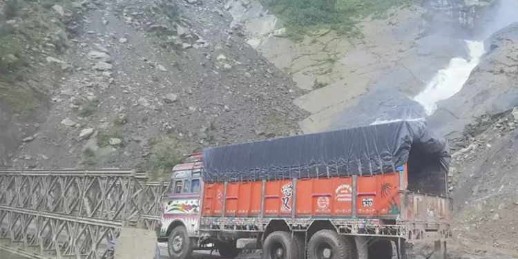 बेनी-जोमसोमको रुप्सेमा बेलिब्रिज निर्माणपछि यातायात सञ्चालन